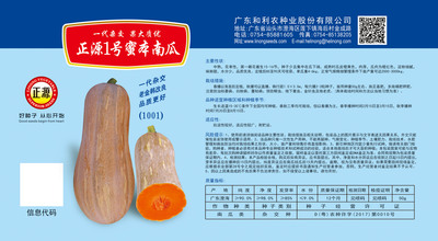 正源1號蜜本南瓜